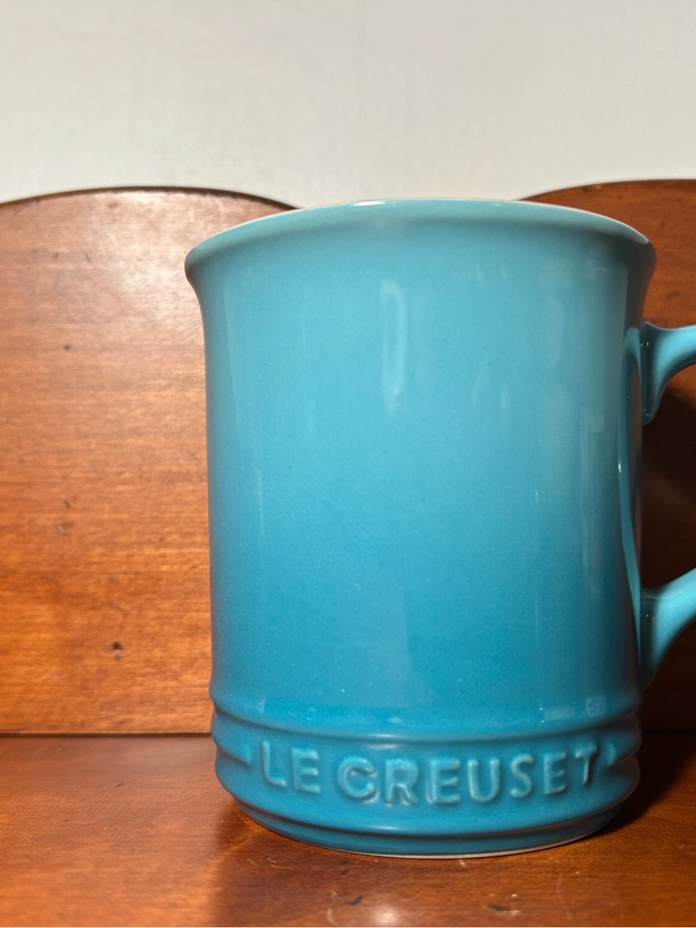 Le Creuset Turquoise Blue Stoneware Mug